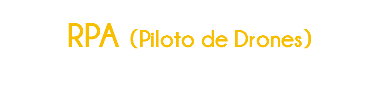 RPA (Piloto de Drones)